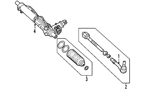 2007 BMW 750Li P/S Pump & Hoses, Steering Gear & Linkage Power Steering Cooler Diagram for 17217559964