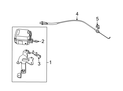 2006 Kia Spectra Cruise Control System Bracket Assembly-Cruise Diagram for 964202F100