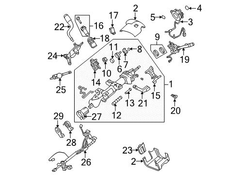 2007 Cadillac Escalade EXT Gear Shift Control - AT Cable Kit, Automatic Transmission Range Selector Lever Diagram for 19177019