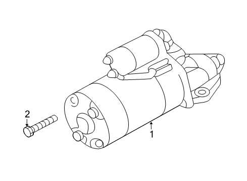 2017 Hyundai Elantra GT Starter Starter Assembly Diagram for 36100-2E250