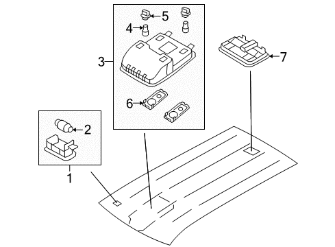 2009 Kia Borrego Interior Lamps Lamp Assembly-Vanity Diagram for 928902G000H9