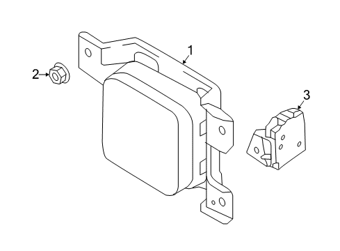 2016 Kia Optima Cruise Control System Unit Assembly-AEB Diagram for 95655D4000