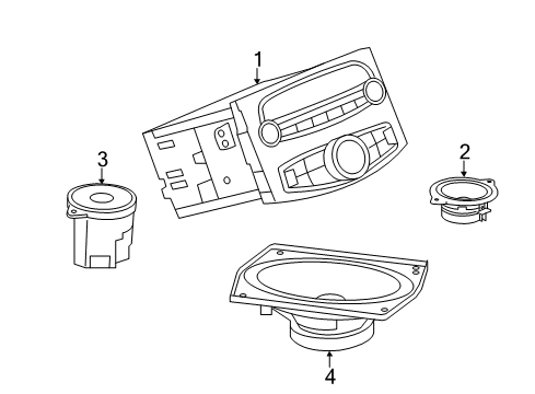 2016 Chevrolet Spark EV Sound System Radio Diagram for 94511140