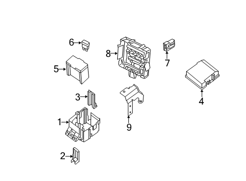 2019 Nissan NV3500 Fuse & Relay CONDENSER-Ig Coil Diagram for 28351-89902