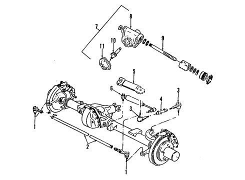 1988 Chevrolet K1500 P/S Pump & Hoses, Steering Gear & Linkage Socket Asm-Tie Rod Diagram for 14026802