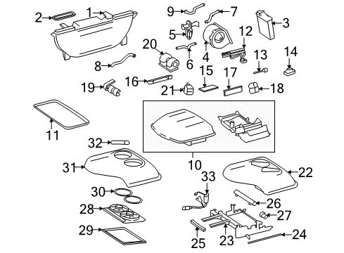 2007 Dodge Sprinter 2500 Auxiliary Heater & A/C Core-Heater Diagram for 68012682AA