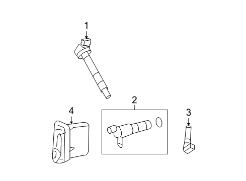 2012 Toyota Tundra Ignition System ECM Diagram for 89661-0CM20