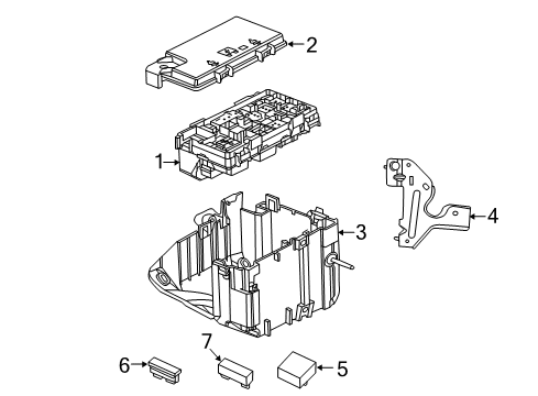 2017 Jeep Grand Cherokee Fuse & Relay Intelligent Power Diagram for 68253442AD