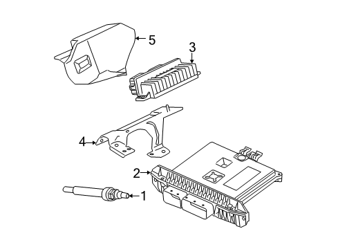 2010 Ford F-350 Super Duty Powertrain Control ECM Diagram for 8C3Z-12A650-DGF