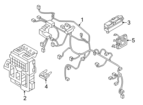 2016 Hyundai Tucson Wiring Harness Wiring Assembly-Main Diagram for 91110-D3050