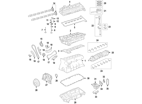 2015 BMW 535d Diesel Injection Pump Engine Mount Diagram for 22116777371