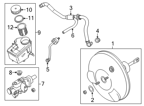 2006 BMW Z4 Hydraulic System Vacuum Pump Diagram for 11667519457