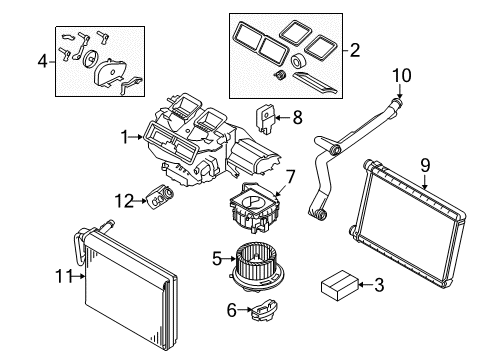 2010 BMW 135i Air Conditioner Pressure Hose, Condenser, Evaporator Diagram for 64509209728