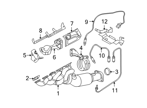 2006 BMW M5 Powertrain Control Protective Cover Front Diagram for 18407835476