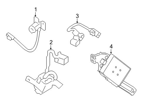 2022 Kia Telluride Electrical Components Unit Assembly-Surround V Diagram for 99960S9000