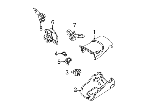 2005 Ford Focus Switches Clutch Switch Diagram for YS4Z-11A152-AB