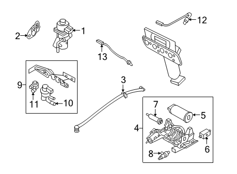 2006 Mercury Mariner Powertrain Control PCM Diagram for 6U7Z-12A650-BTBRM