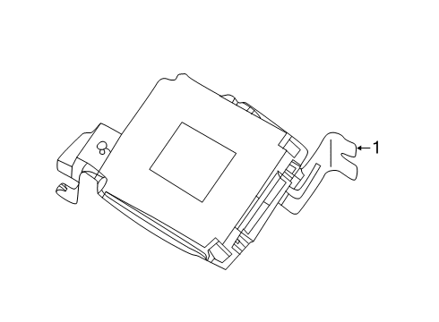 2018 Kia Sorento Controls - Instruments & Gauges Unit Assembly-Bcm & Receiver Diagram for 95410C6040