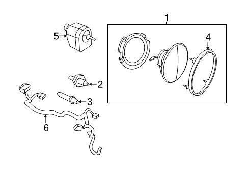 2009 Jeep Wrangler Headlamps Wiring-HEADLAMP Diagram for 68042581AA