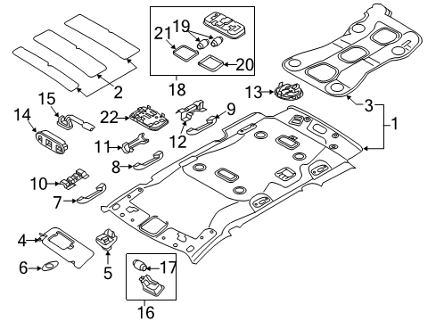 2016 Kia Sedona Automatic Temperature Controls Bracket Assembly-Assist Diagram for 85331A9000