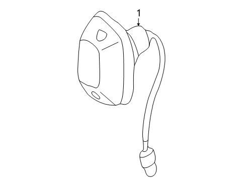 2003 Nissan Frontier License Lamps Lamp Assembly-Licence Diagram for 26510-9Z400