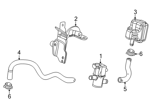 2020 Honda Clarity Emission Components Tube A, Purge Diagram for 36164-5WJ-A00