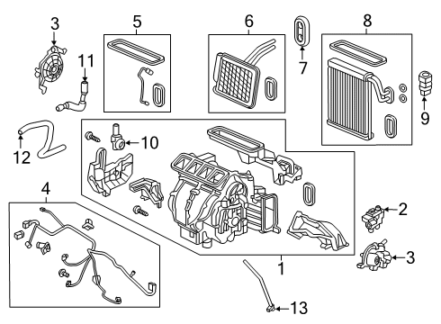 2019 Honda Civic Switches & Sensors Hose B, Aspirator Diagram for 80542-TBA-A00