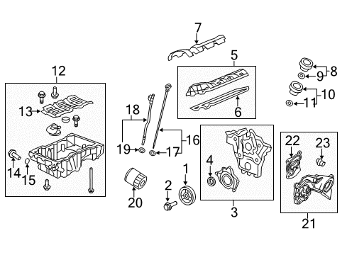 2010 Chevrolet Equinox Filters Filler Tube Diagram for 12631206