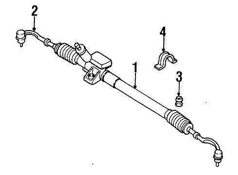 1995 Dodge Stratus P/S Pump & Hoses, Steering Gear & Linkage Power Steering Pump Diagram for 4886335AA