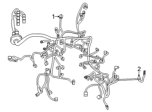 2011 Toyota 4Runner Wiring Harness Wire Harness Diagram for 82122-60630