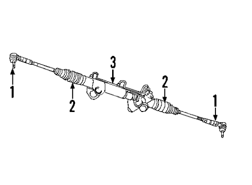 2012 Ram 2500 P/S Pump & Hoses, Steering Gear & Linkage Hose-Power Steering Return Diagram for 68056857AD