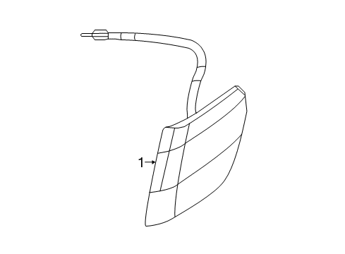 2021 Jeep Wrangler Side Marker Lamps Lamp-Side Marker Diagram for 68302120AB