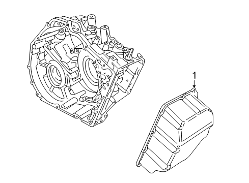 2003 Saturn Ion Transaxle Parts Cover, Control Valve Body Diagram for 24220586