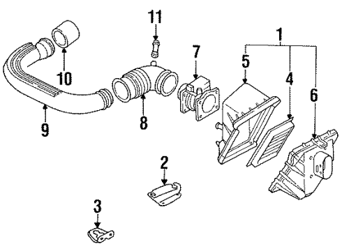 1988 Nissan Pulsar NX Powertrain Control Reman Engine Control Module Diagram for 2371M-42E75RE