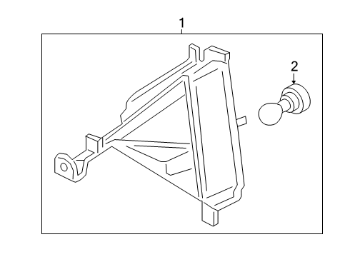 2019 Hyundai Elantra Signal Lamps Lamp Assembly-Front Turn Signal, LH Diagram for 92301-F2510