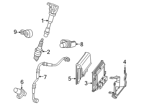 2013 Acura ILX Ignition System Control Module, Powertrain (Rewritable) Diagram for 37820-R9C-L81