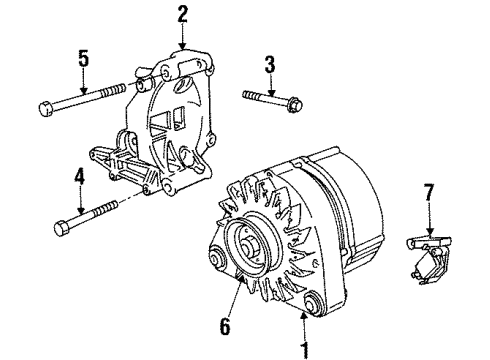 1997 BMW 318ti Alternator Exchange Alternator Diagram for 12311247310