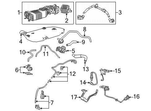 2021 Lexus RX350 Powertrain Control Computer, Engine Con Diagram for 89661-0EJ70