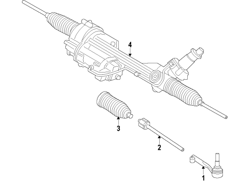 2016 BMW M2 Steering Column & Wheel, Steering Gear & Linkage Steering Gear, Electric Diagram for 32106881067