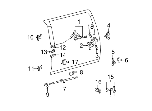 2014 Toyota FJ Cruiser Switches Headlamp Switch Diagram for 84140-35230