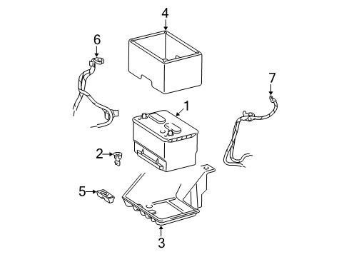 2003 Dodge Ram 1500 Battery Battery Positive Wiring Diagram for 56045669AF