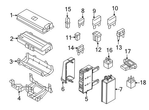 2013 Ford Expedition Fuse & Relay Pump Relay Diagram for F3LZ-2C013-B