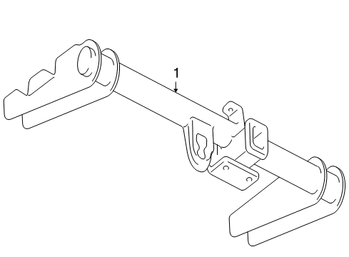 2004 GMC Sierra 1500 Trailer Hitch Components Trailer Hitch Diagram for 15106791