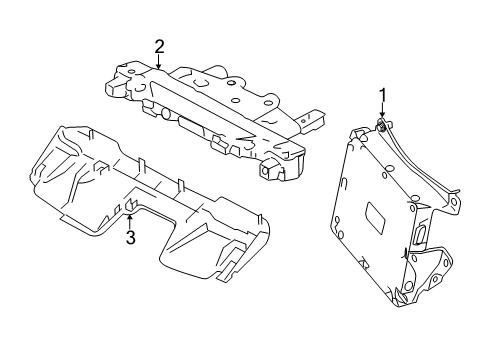 2015 Lexus LS600h Electrical Components Camera, Object Recognition Diagram for 86467-50020