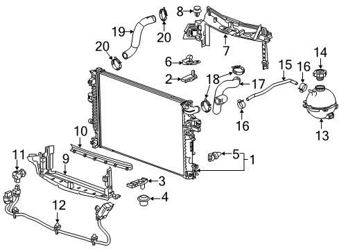  HOSE-RAD OTLT Diagram for 85135098