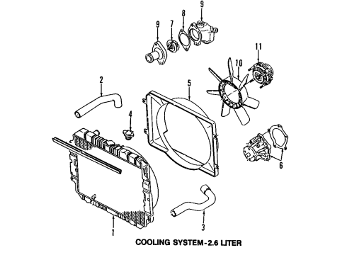 1993 Isuzu Rodeo Fuel Supply Tank, Fuel Diagram for 8-97120-908-0