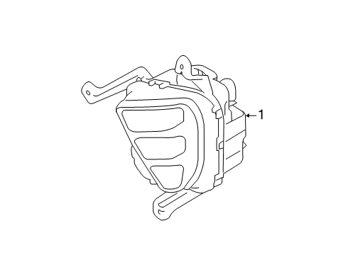 2017 Kia Optima Fog Lamps Front Fog Lamp Assembly Diagram for 92202D5000