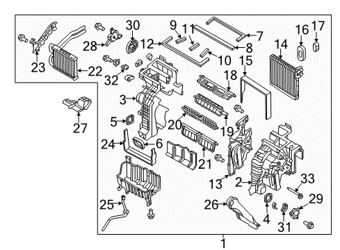 2014 Hyundai Santa Fe Air Conditioner Valve-Expansion Diagram for 976263R000