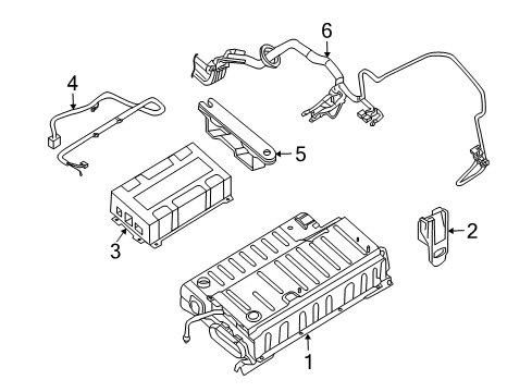 2009 Nissan Altima Electrical Components Shield-Connecter Diagram for 297C3-JA80A