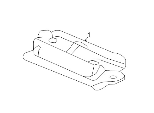 2019 Honda Civic License Lamps Light Assy., License (With Open & Lock Switch) Diagram for 34100-TGG-A01